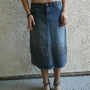 Denim skirt