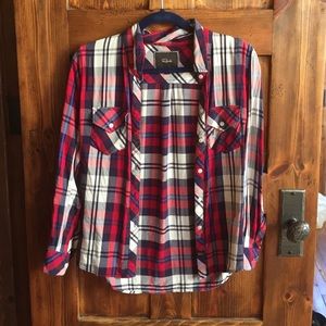 Red, Blue, and White Flannel