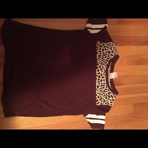 Victoria's Secret pink shirtsleeve shirt