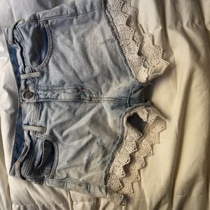 Free People Lacey Denim Cutoffs