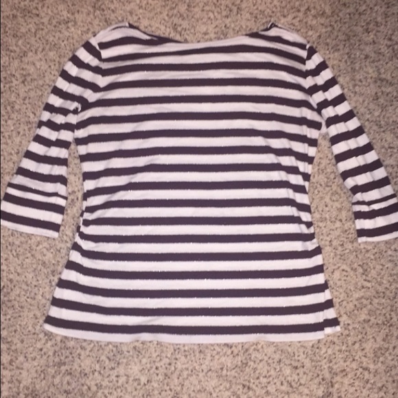 New York & Company Tops - NY and Co. Sparkly 3/4 Sleeve Tee