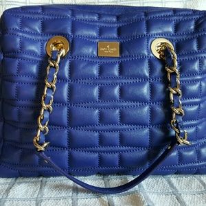 KATE SPADE Quilted Leather Hobo Crossbody Handbag