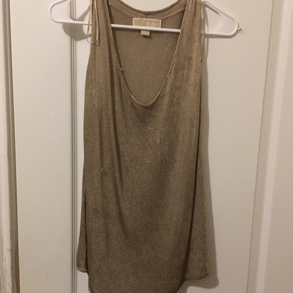 Michael kors gold camisole