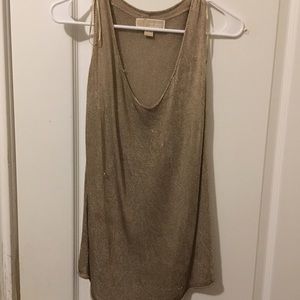 Michael kors gold camisole