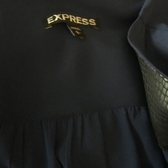 Sheer blue top from Express