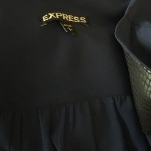 Sheer blue top from Express