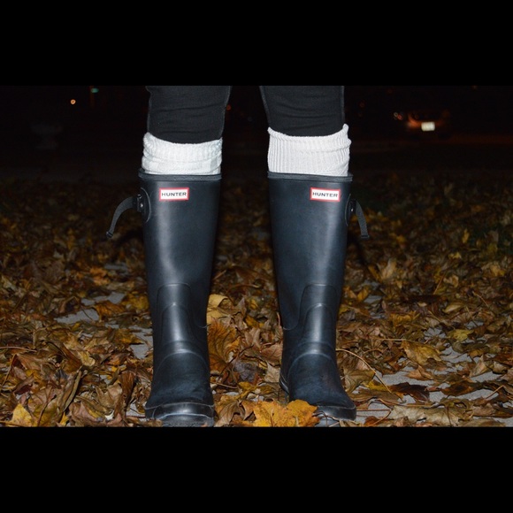 Matte black hunter boots original