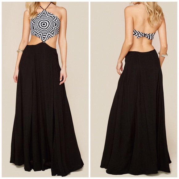 Mara Hoffman Crochet Cut Out Dress