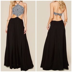 Mara Hoffman Crochet Cut Out Dress