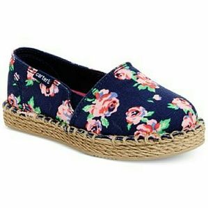 Carter's toddler girl's floral espadrilles