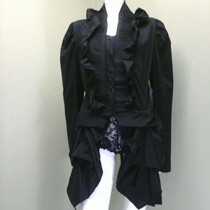 Ashro Black Cocktail Tuxedo Style  Jacket
