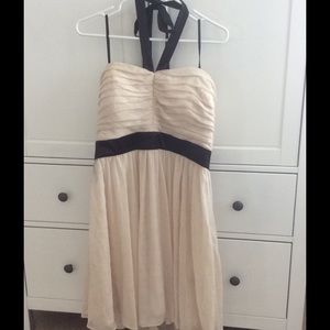 Cream halter dress