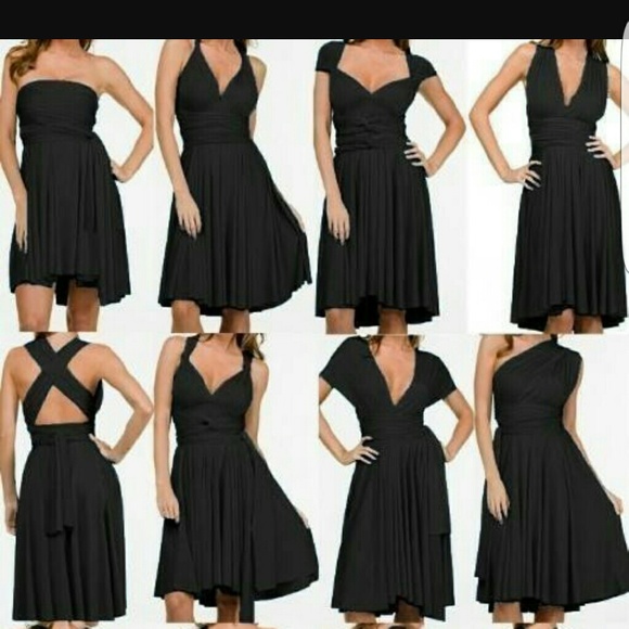NWOT Black Infinity Dress