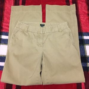 J.CREW woman's khaki pants size 6R