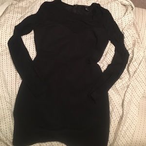 Black cocktail dress