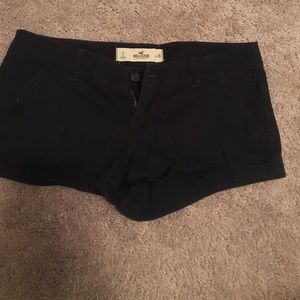 Navy blue Hollister shorts