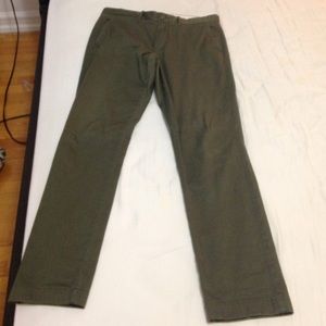 Olive green J. Crew chinos