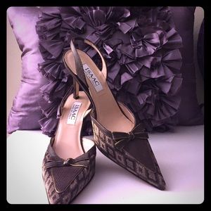 Super Chic Issac Mitzrahi Italian Slingback Pumps