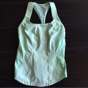 Mint Lululemon tank