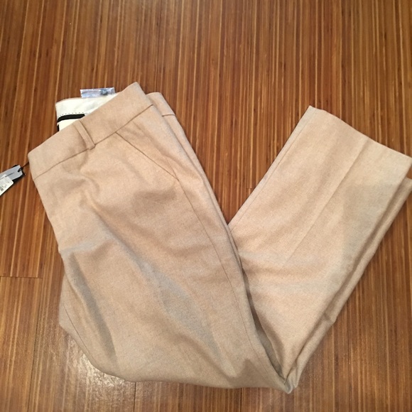 NWT--Tan Wool Slacks