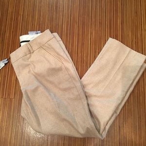 NWT--Tan Wool Slacks