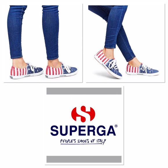 superga usa flag