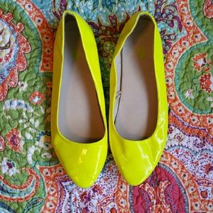 Neon Yellow Flats
