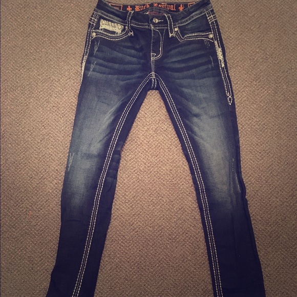 Buckle Rock Revival Ankle Skinny Jeans