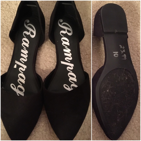Rampage Black Flats