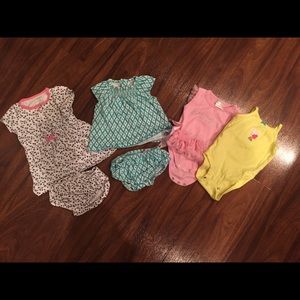 Lot of baby girl clothes 6 month