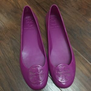 Tory Burch Jelly reva ballet flat purple