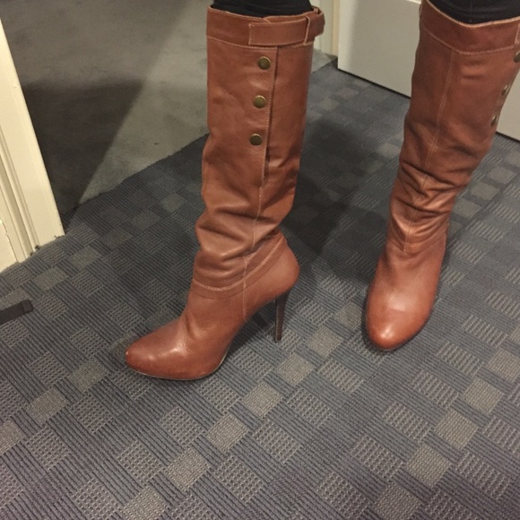 Brown knee high boots - Picture 4 of 4