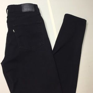 High rise Levi skinny jeans