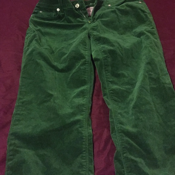 Green Corduroy Pants