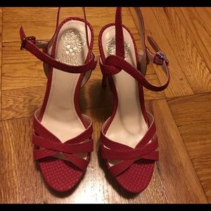 Red Vince Camuto High Heel