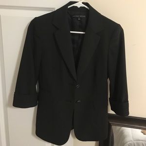 Antonio Melani three quarter sleeve black blazer
