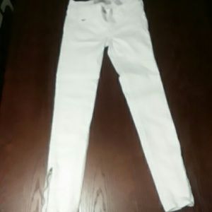 Hollister White skinny jeans