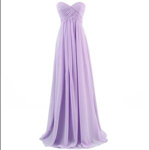 Lavender Sweetheart dress