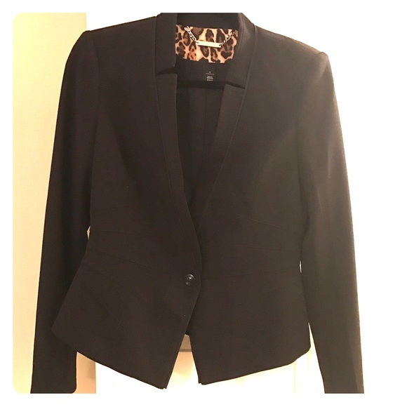 Black Blazer With Waist Cinch