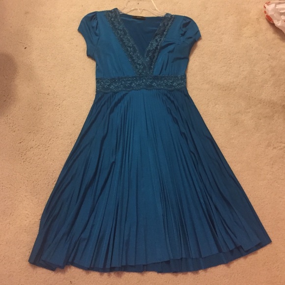 Blue dress