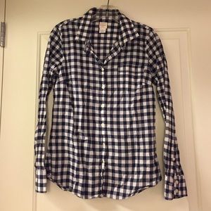 J. Crew Navy Button Down Shirt