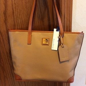 Dooney and Bourke Tan Charleston Shopper.