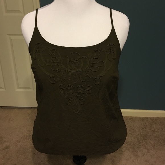 Elle Dark Green Camisole