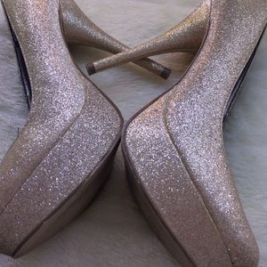 Glitter Pump Heels