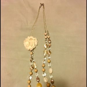 Pretty long beaded necklace