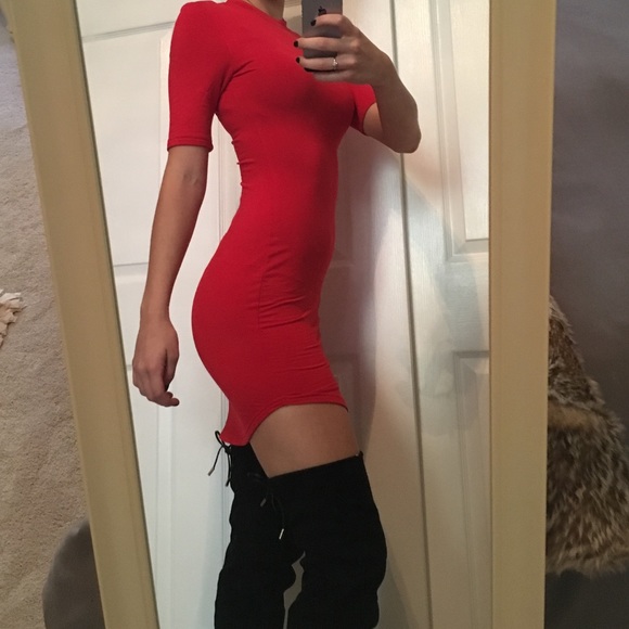 LARGE LEFT • Kylie Jenner Bodycon Dress • - Picture 3 of 4