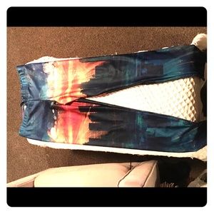 Blackmilk XL Pretty Lights Leggings (MUSEUM)