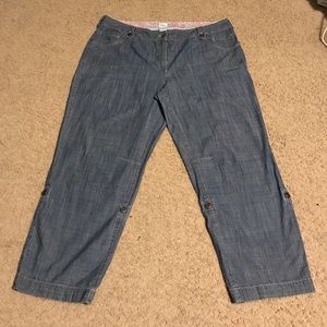 JMS, Just My Size Jeans w/option to make Capri!