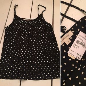 Cute black and white tank