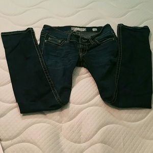 Semi-dark wash jeans